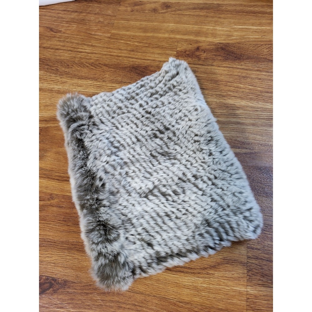 Glamourpuss Saks Fifth Avenue Rabbit Fur Neck Warmer